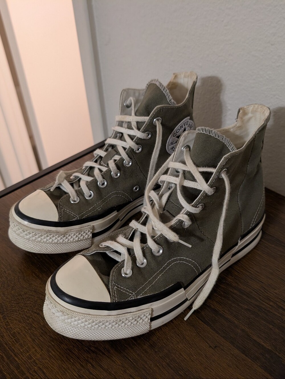Converse Men's Chuck 70 Plus Hi Canvas A01362C Utility/Egret/Black